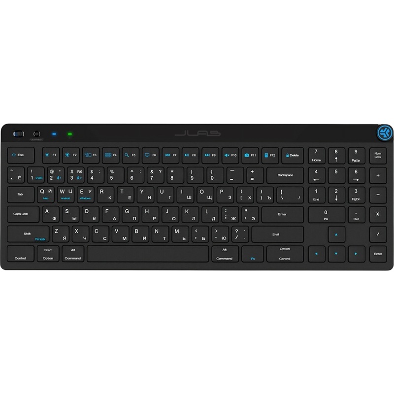 Изображение товара Клавиатура беспроводная JLAB Jbuds (IEUKJBUDSKEYRBLK4/KJBUDSKEYRBLK4)