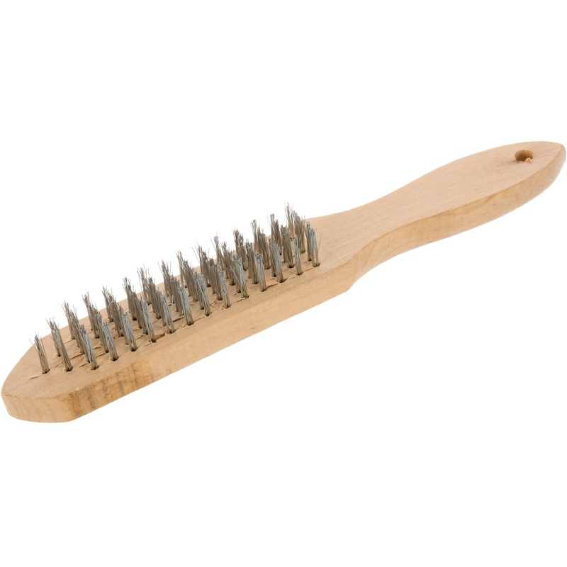 Изображение товара Щётка Бибер 70950 5-рядная стальная с деревянной ручкой (тов-076238)