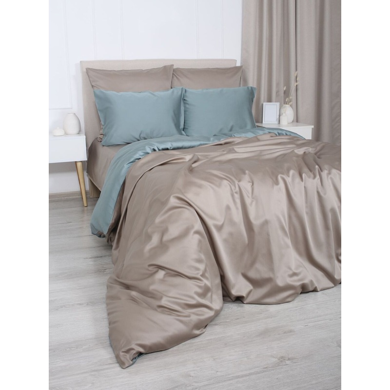 Изображение товара Постельное бельё Mona Liza Luxury Ginger 1.5-спальное тенсель Россия