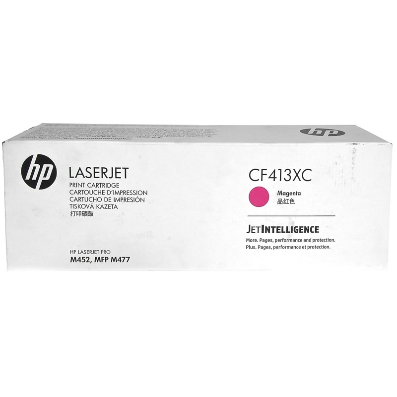 Изображение товара Уценка. Картридж лазерный HP CF413XC пурпурный оригинальный повышенной емкости. уц_тех