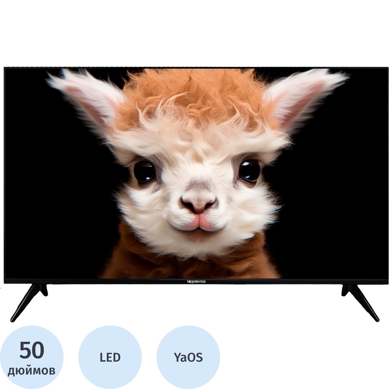 Изображение товара Телевизор 50 дюймов Topdevice TDTV50ES13U_BK с Ultra HD 4K