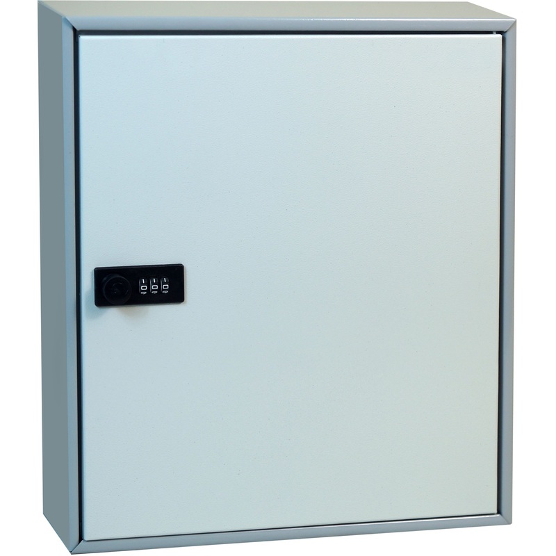 Изображение товара Ключница металлическая Cobalt MK-48 серый, на 48 ключей, с кодовым замком