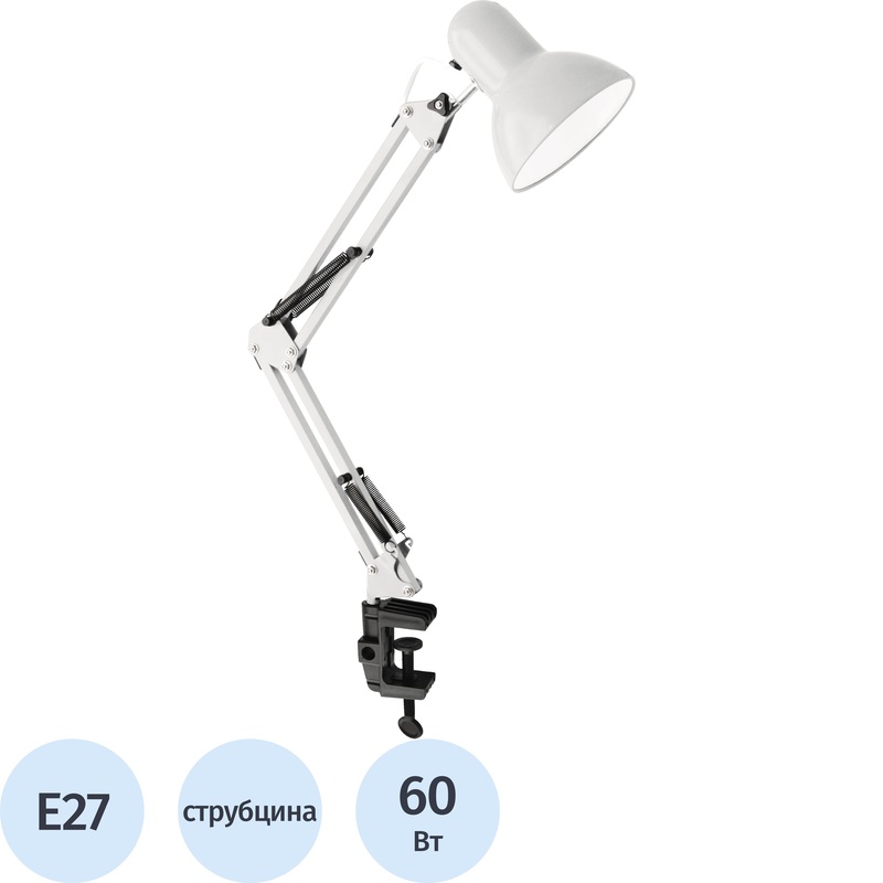 Изображение товара Светильник настольный Ultraflash UF-312P С01 белый