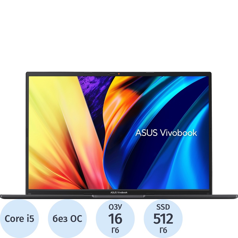 Изображение товара Ноутбук Asus VivoBook 16 X1605VA-MB2106 16 Черный Intel Core i5 13420H 16 ГБ SSD 512 ГБ