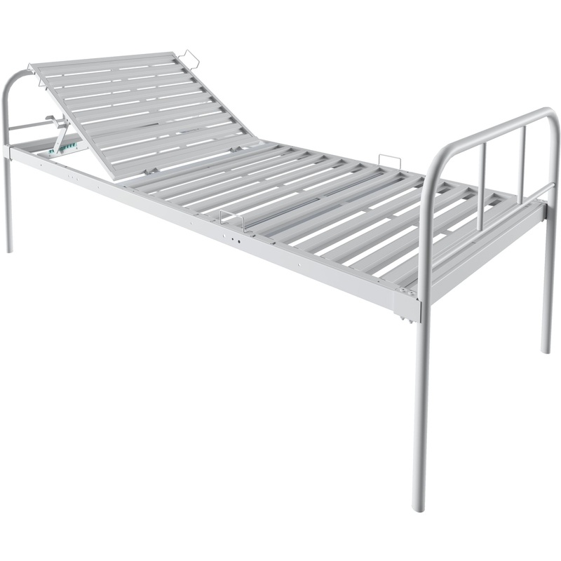 Изображение товара Медицинская кровать Hilfe MB111.1.0.1 с механической регулировкой 2086х906 мм