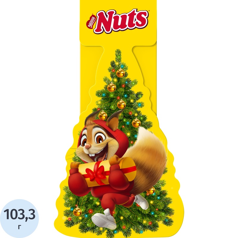 Изображение товара Новогодний сладкий подарок Nuts Ёлка ассорти 103.3 г