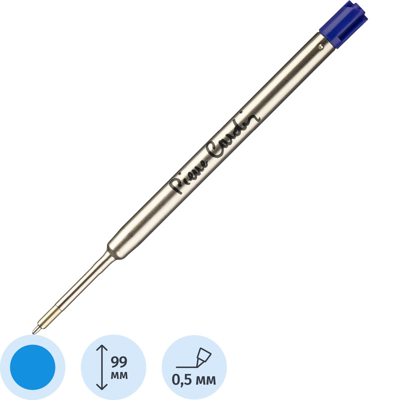 Изображение товара Стержень шариковый Pierre Cardin PC-310P-06A синий 99 мм Толщина 0.5 мм