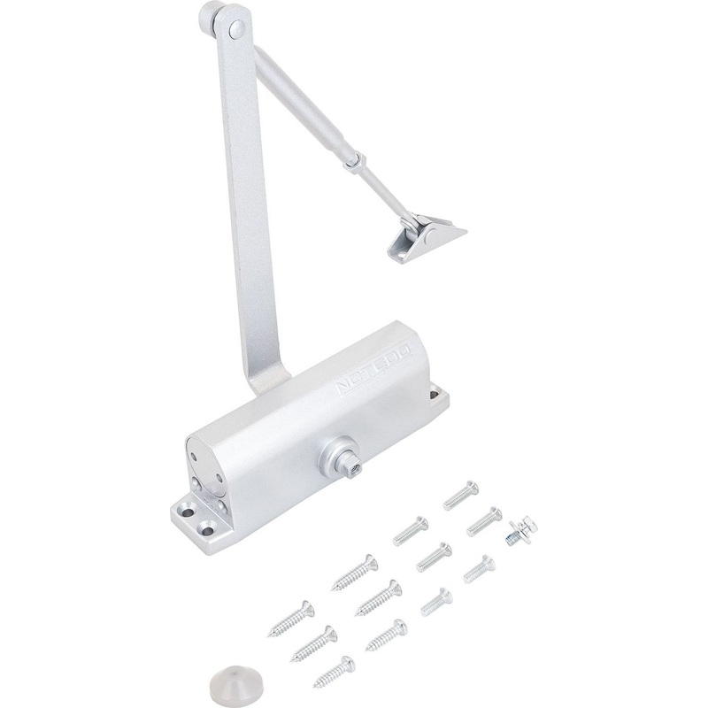 Изображение товара Доводчик дверной Notedo DC-080 до 120 кг серебристый