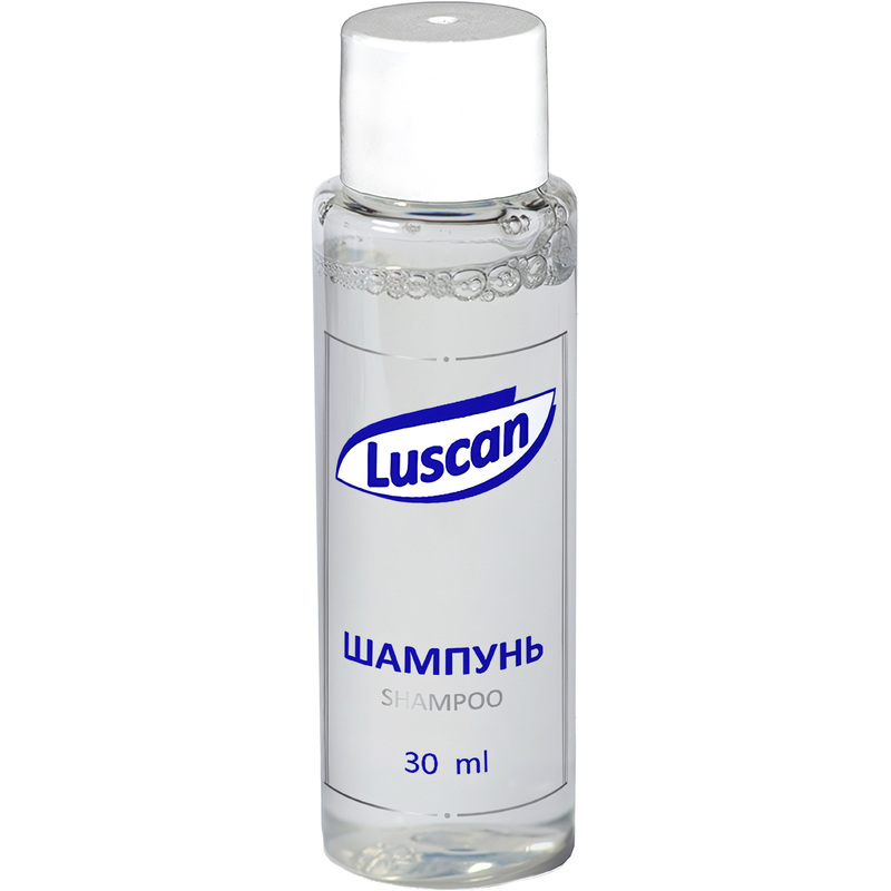 Изображение товара Профессиональный шампунь Luscan 30 мл, 200 шт в упаковке для салонов и бизнеса