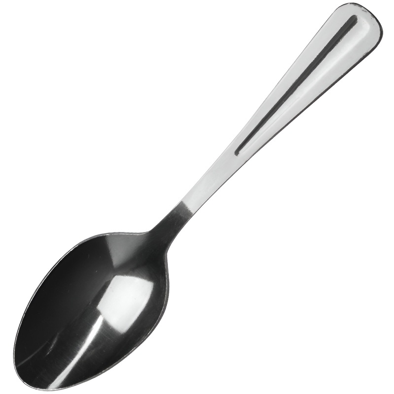 Изображение товара Ложка чайная Luxstahl Bazis кт870 14 см нержавеющая сталь 36 шт