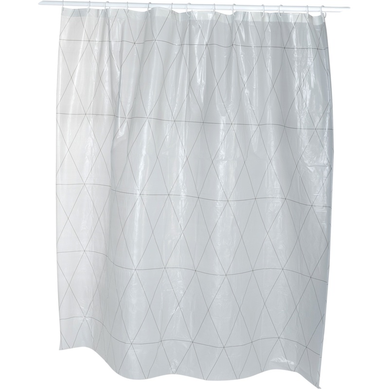 Изображение товара Штора Aqua-Rivus светло-серая 180x180 см, 5 шт в упак.