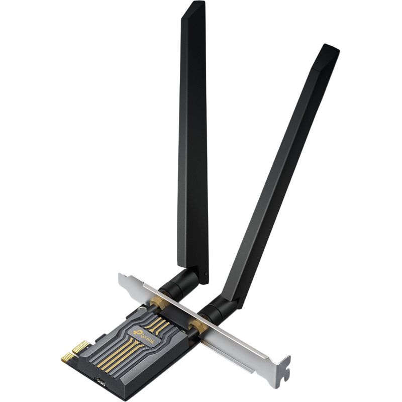 Изображение товара Сетевой адаптер TP-Link BE6500 Wi-Fi 7 PCI-E внешний антенна