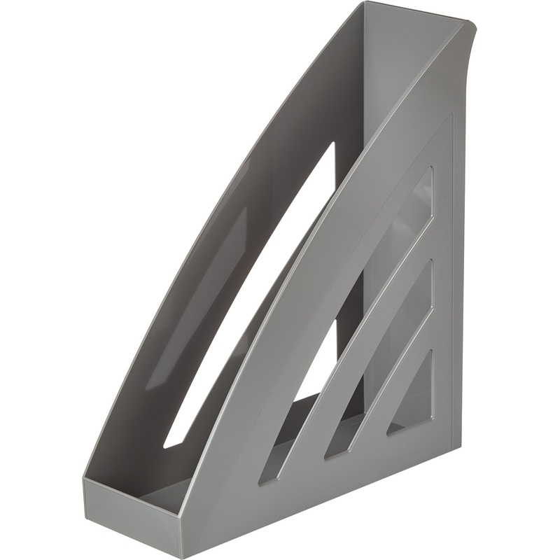 Изображение товара Лоток вертикальный для бумаг 90 мм Attache Success серый