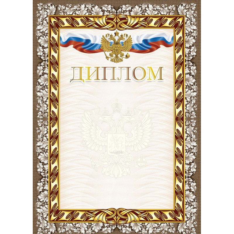 Изображение товара Диплом А4 250 г/кв.м с тиснением фольгой 10 штук