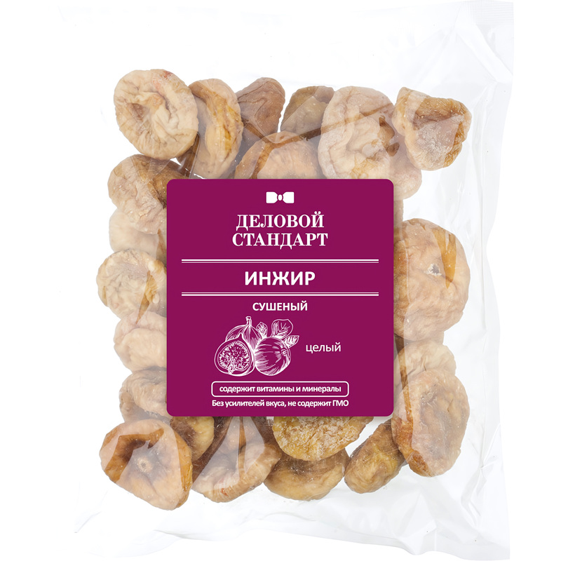 Изображение товара Сушеный инжир Деловой Стандарт 500 г - полезный натуральный сухофрукт