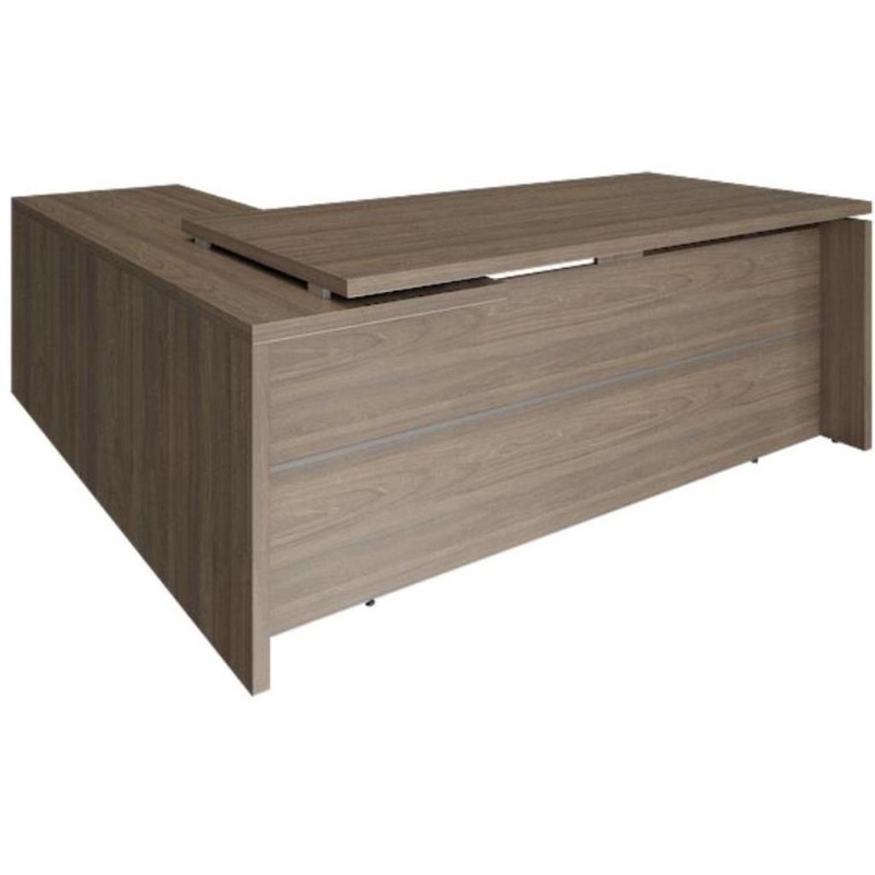 Изображение товара Стол руководителя угловой Yalta с приставкой правый, 2000х2000х750 мм