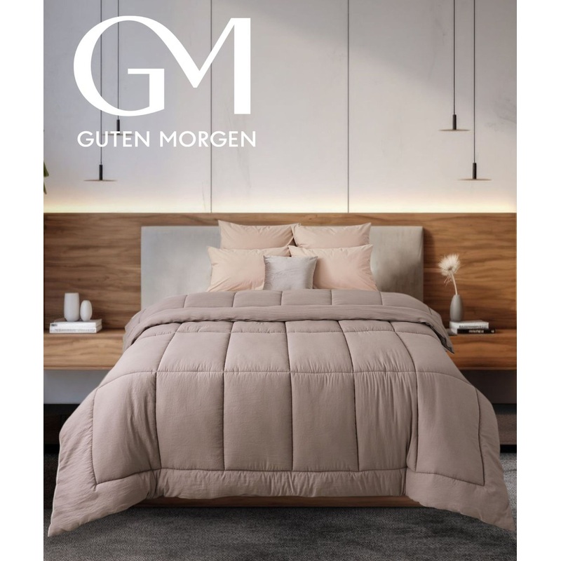 Изображение товара Одеяло 1.5-спальное Guten Morgen 140x205 см стёганое без канта светло-бежевое