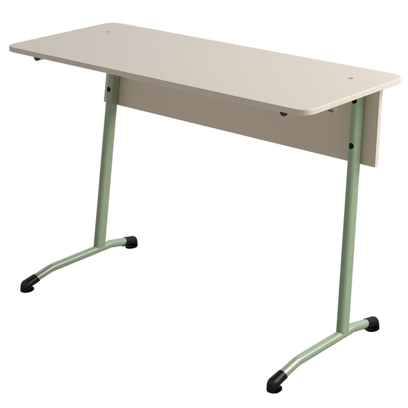 Изображение товара Парта двухместная Гармония кашемир зелёный рост 6 с закруглёнными углами