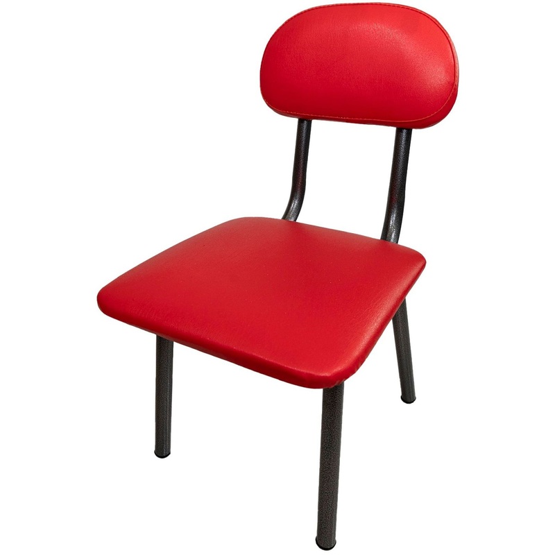 Изображение товара Стул обеденный детский M.045 красный искусственная кожа