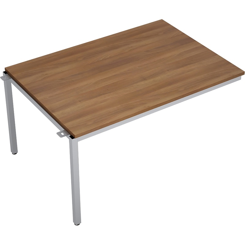 Изображение товара Переговорный стол Avance 6МПС.003 шамони тёмный/алюминий матовый 1400x1000x750 мм