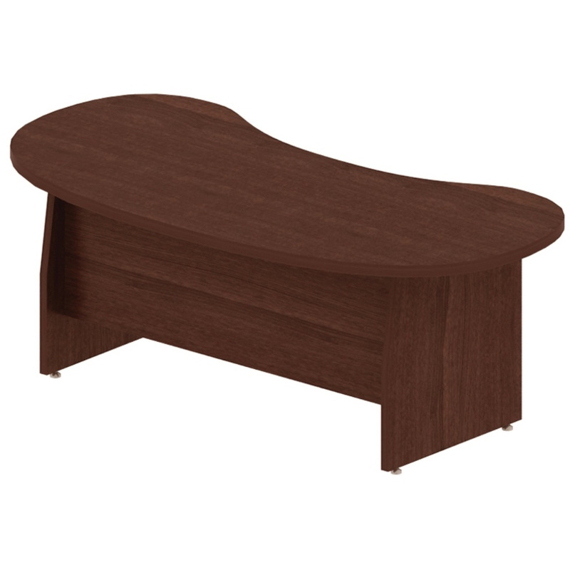 Изображение товара Эргономичный стол руководителя орех 2000x978x750 мм Статус