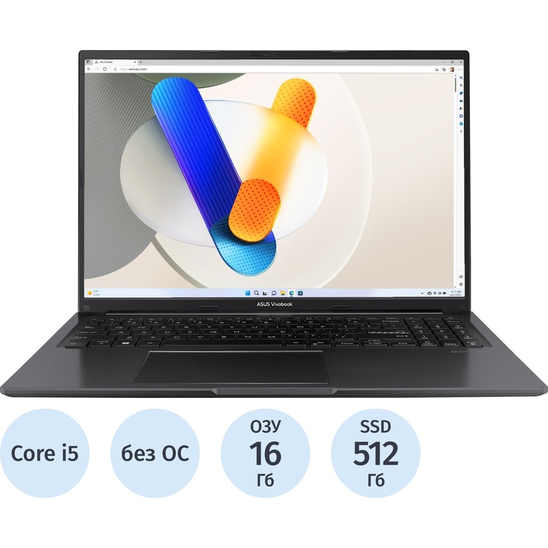 Изображение товара Ноутбук Asus VivoBook X1605VA-MB1751 16 Intel Core i5 16 ГБ SSD 512 ГБ