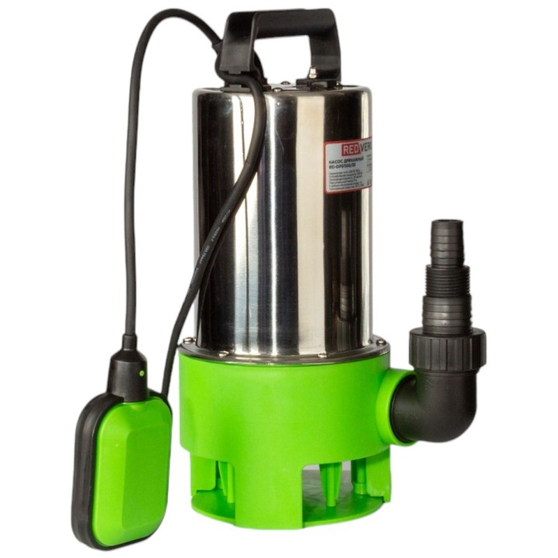 Изображение товара Насос дренажный для грязной воды Redverg RD-DPS1100/35 погружной мощный и надежный