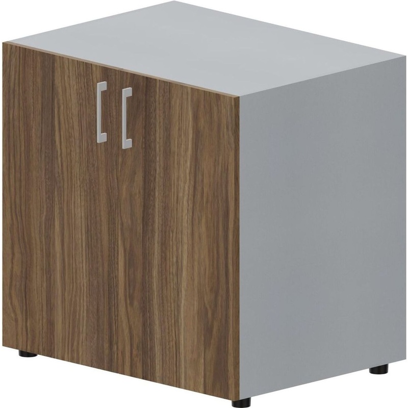 Изображение товара Шкаф для документов Strike OMLD760TIWN 800х600х800 мм орех/серый, сборно-разборный