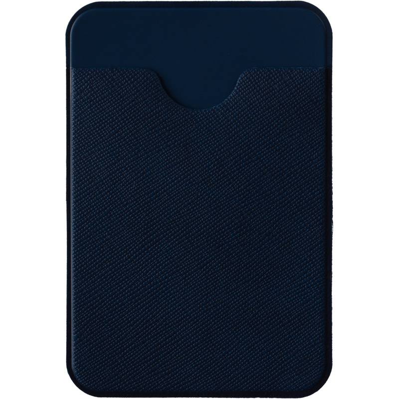 Изображение товара Чехол-картхолдер из экокожи для пластиковых карт синего цвета