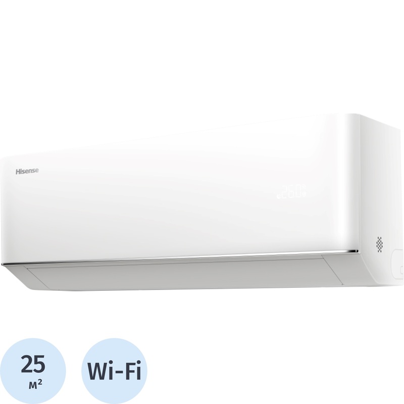 Изображение товара Сплит-система Hisense AS-07UW4RLCHC01 инверторная 25 м² с управлением через Wi-Fi