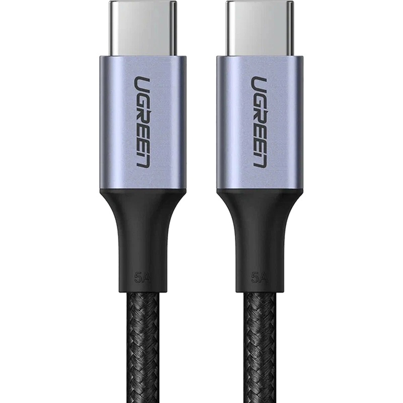Изображение товара Кабель Ugreen US316 USB Type-C - USB Type-C 2 метра (70429) Изображение товара Кабель Ugreen US316 USB Type-C - USB Type-C 2 метра (70429)