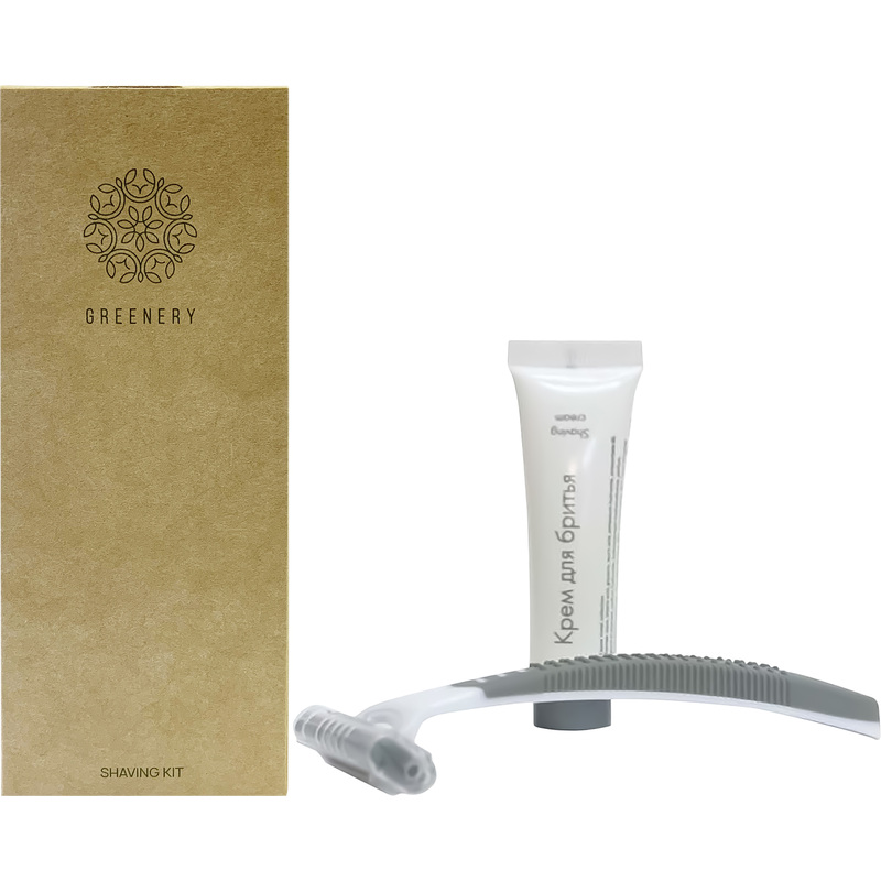 Изображение товара Бритвенный набор Greenery с кремом для бритья, 200 штук