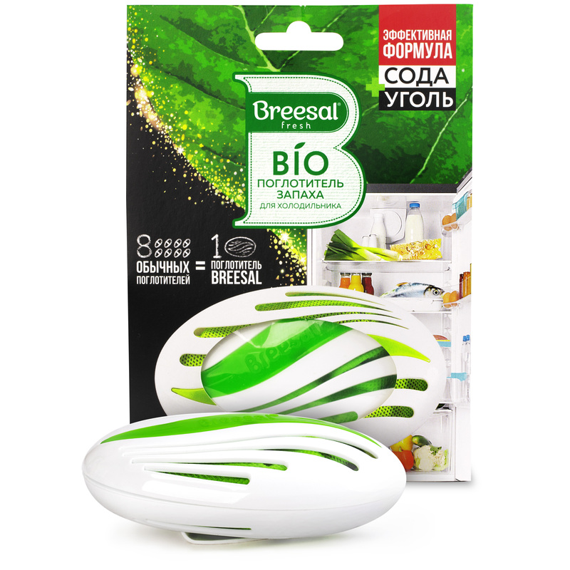 Изображение товара Дезодоратор для холодильника Breesal 80 г (B/8001)