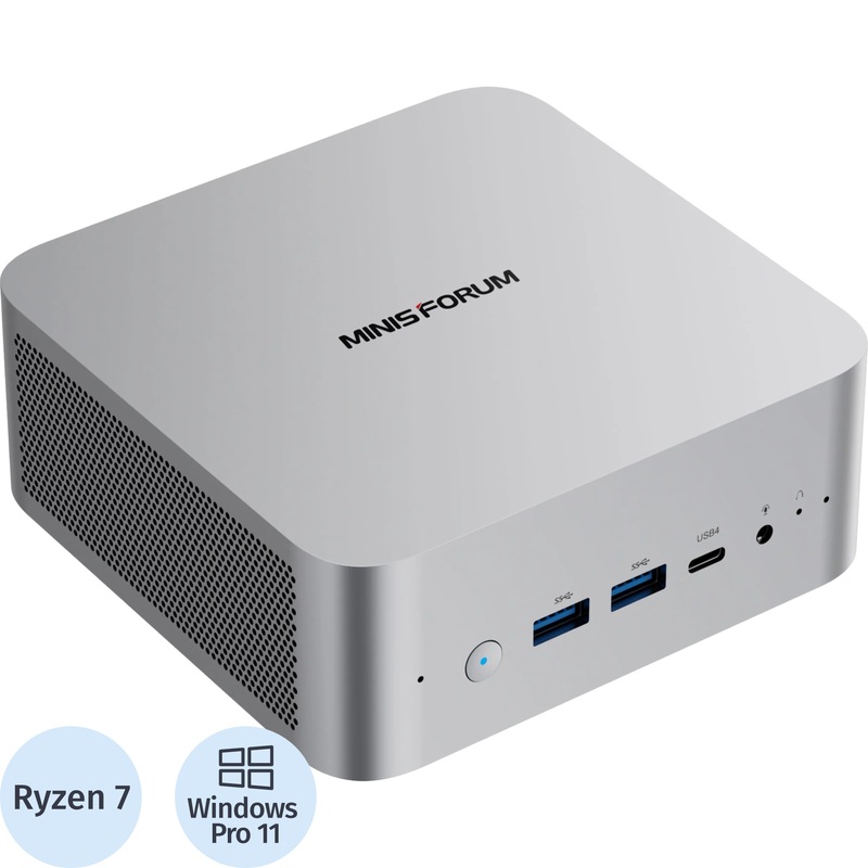 Изображение товара Мини ПК Minisforum X1 Ryzen 7 H255/Windows 11 Pro (X1-255/BAREBONE) Изображение товара Мини ПК Minisforum X1 Ryzen 7 H255/Windows 11 Pro (X1-255/BAREBONE)