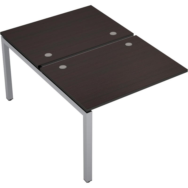 Изображение товара Рабочая станция Avance 6МБК 5277 двухместная венге алюминий матовый
