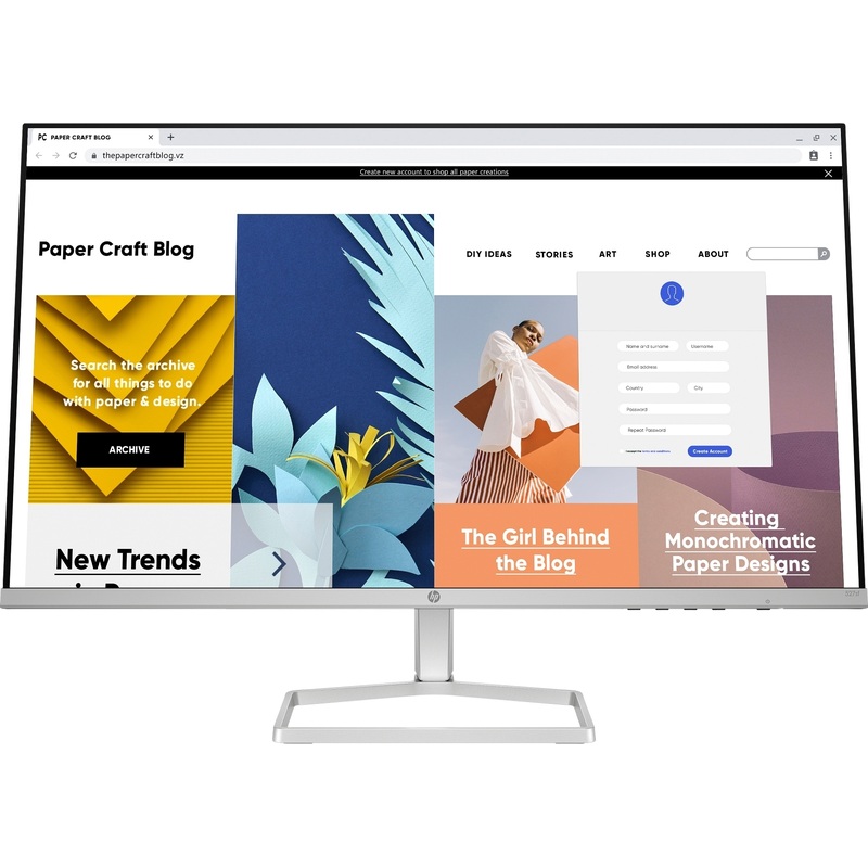 Изображение товара Монитор 27" HP Series 5 527sf чёрный/серебристый (94F44AS) Изображение товара Монитор 27" HP Series 5 527sf чёрный/серебристый (94F44AS)