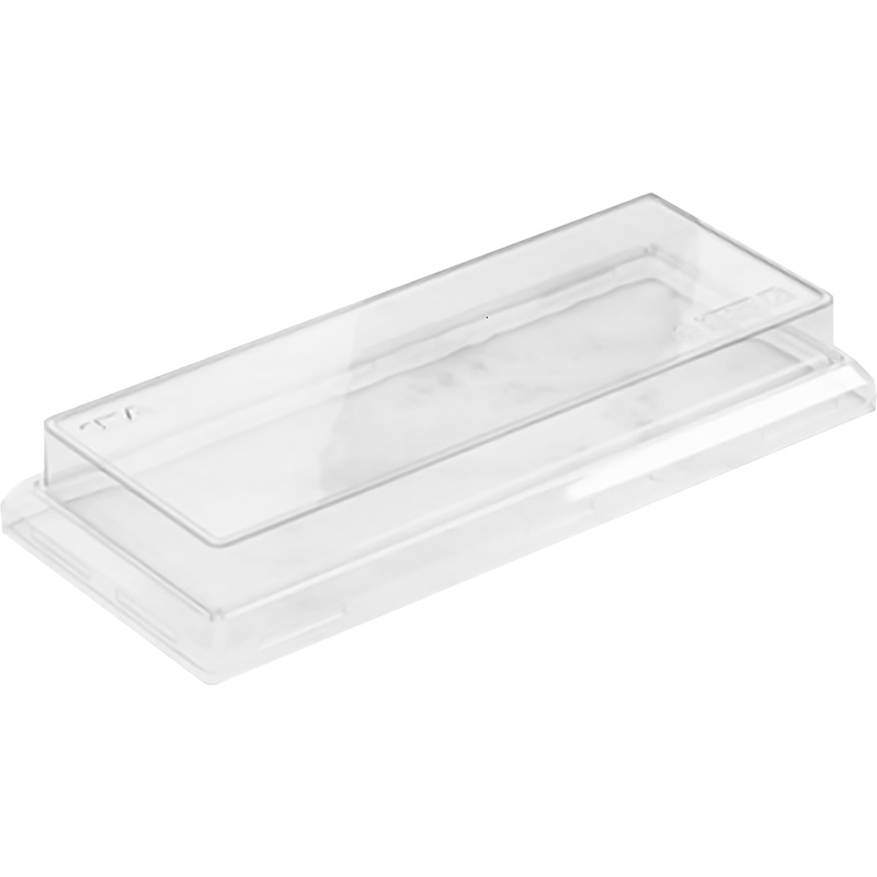 Изображение товара Крышка пластиковая OneClick 215x85 мм плоская прозрачная для контейнеров 700 мл