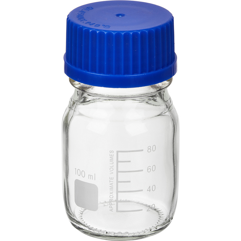 Изображение товара Бланка лабораторная для реактивов Apexlab 100 мл прозрачное стекло