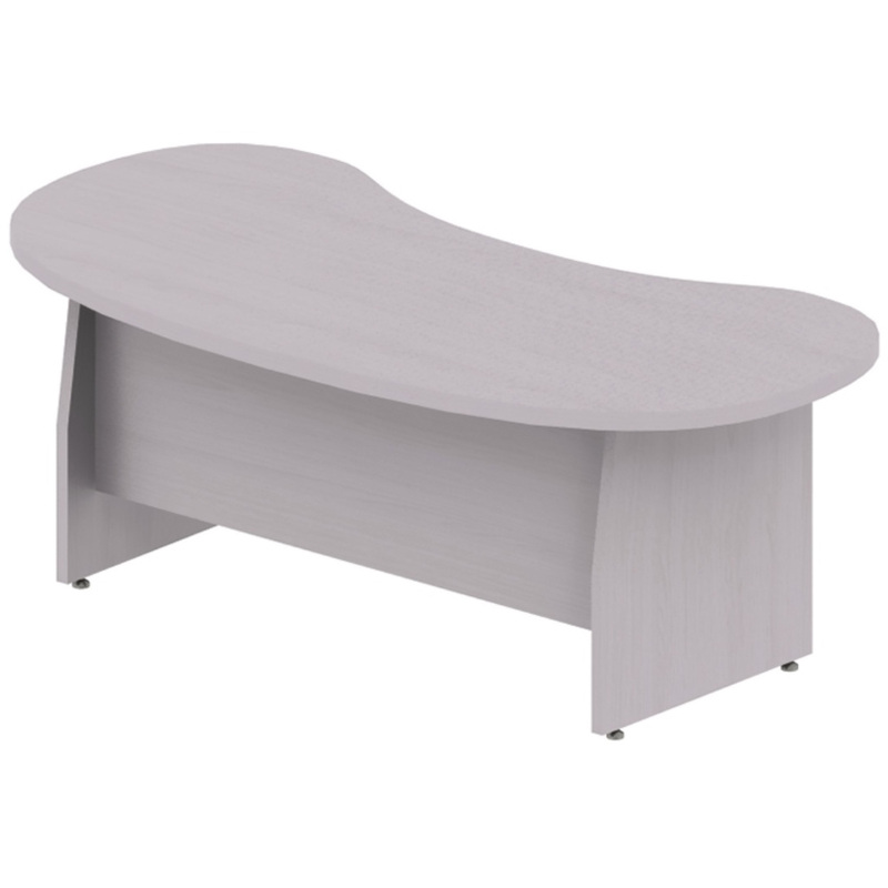 Изображение товара Эргономичный стол руководителя Статус с цветом дуб молочный