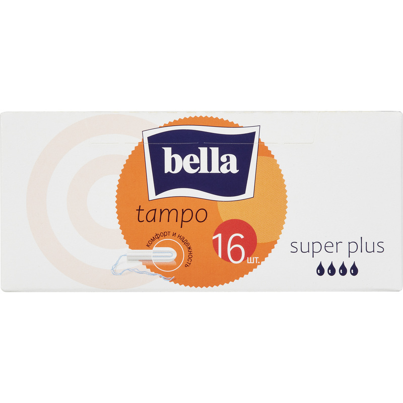 Изображение товара Гигиенические тампоны Bella Premium Comfort Super Plus 16 шт Польша