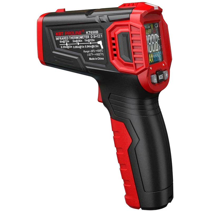 Изображение товара Пирометр КВТ Proline KT 650B лазерный бесконтактный цифровой для измерения температуры