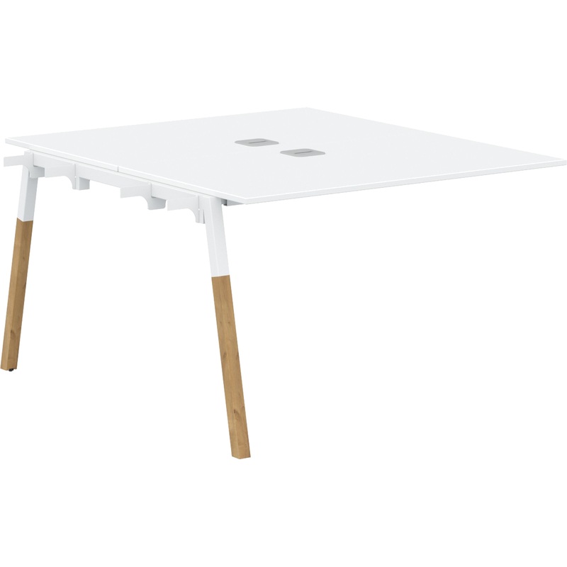 Изображение товара Стол приставной Forta FIWST 1113 белый бук премиум 1180х1370 мм