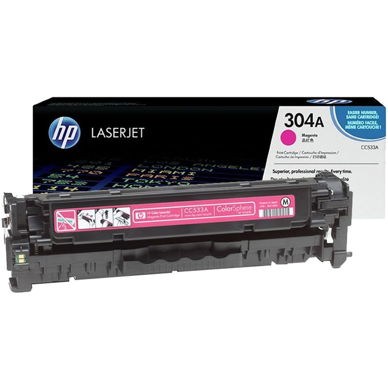 Изображение товара Картридж лазерный HP 304A CC533A пурпурный оригинальный для HP LaserJet