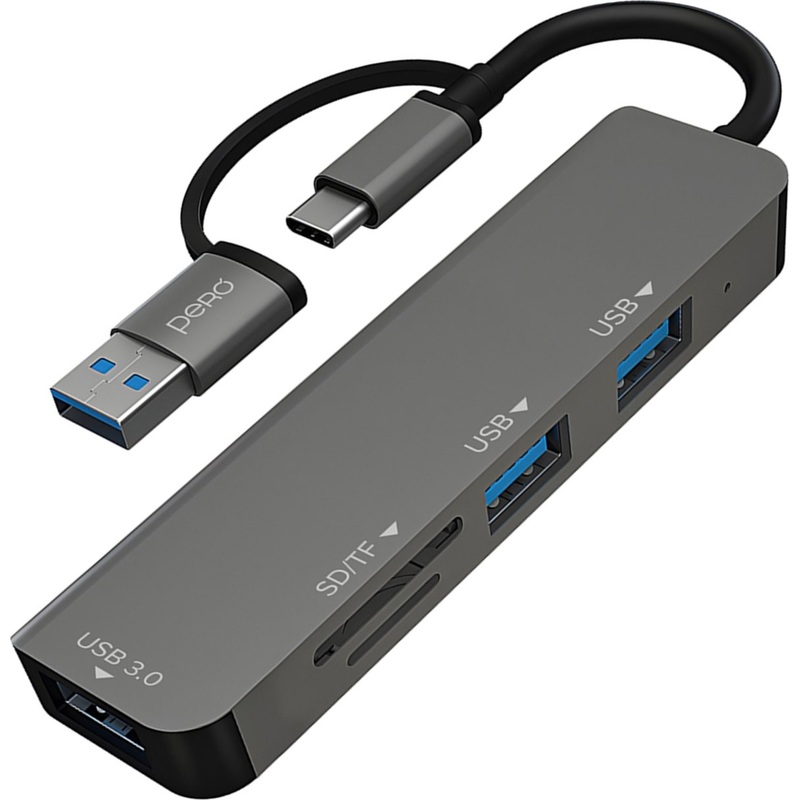 Изображение товара Разветвитель USB Pero MH05 (4673759570498)