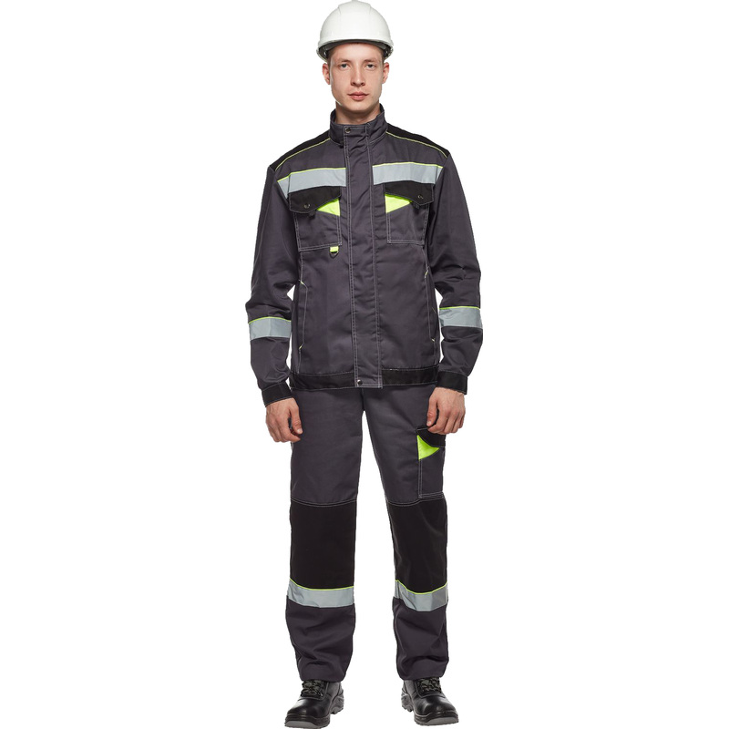 Изображение товара Костюм рабочий летний мужской Корвет темно-серый 48-50 рост 170-176