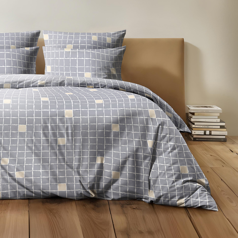 Изображение товара Комплект постельного белья Хорошо дома! Тессера 1.5-спальное хлопок 50х70 см