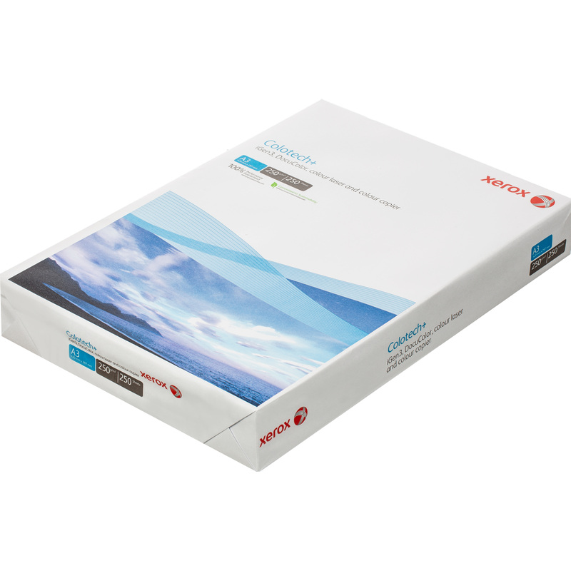 Изображение товара Бумага Xerox Colotech + A3 250 г/кв.м 250 листов для лазерной печати