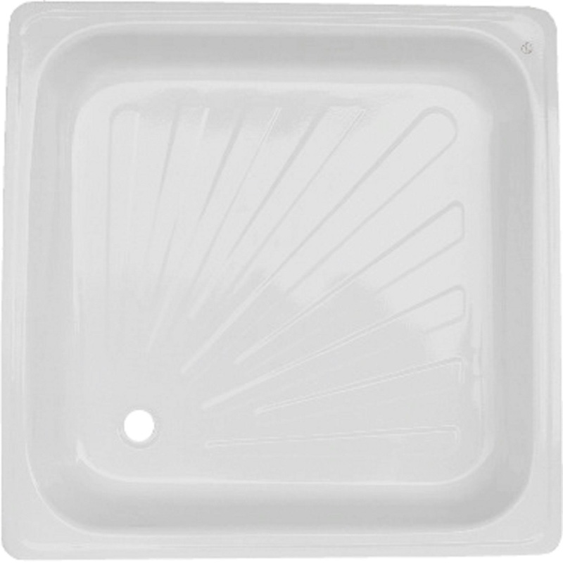 Изображение товара Поддон душевой белый 900x900x130 мм - Эмалированная сталь