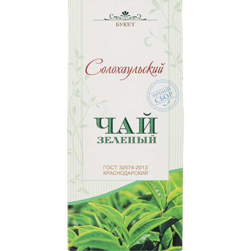 Изображение товара Зелёный чай Солохаульский 40 г классический нагорный сбор Россия