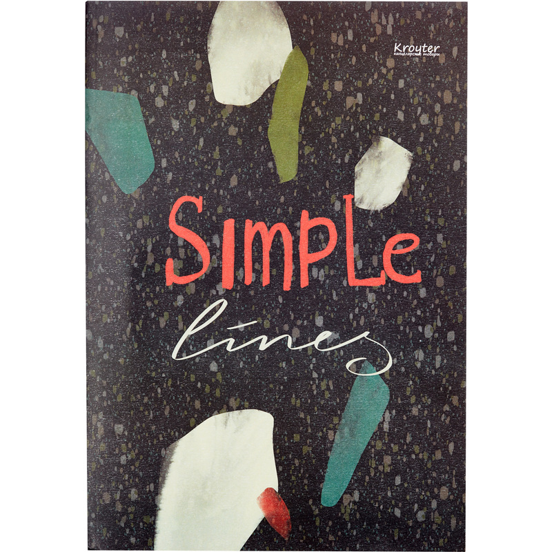 Изображение товара Бизнес-тетрадь Kroyter Офис А4 48 листов разноцветная в клетку на скрепках